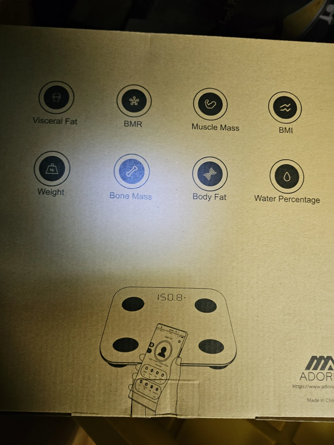 ADORIC CF390BLE Mini Body Fat Scale - photo 2