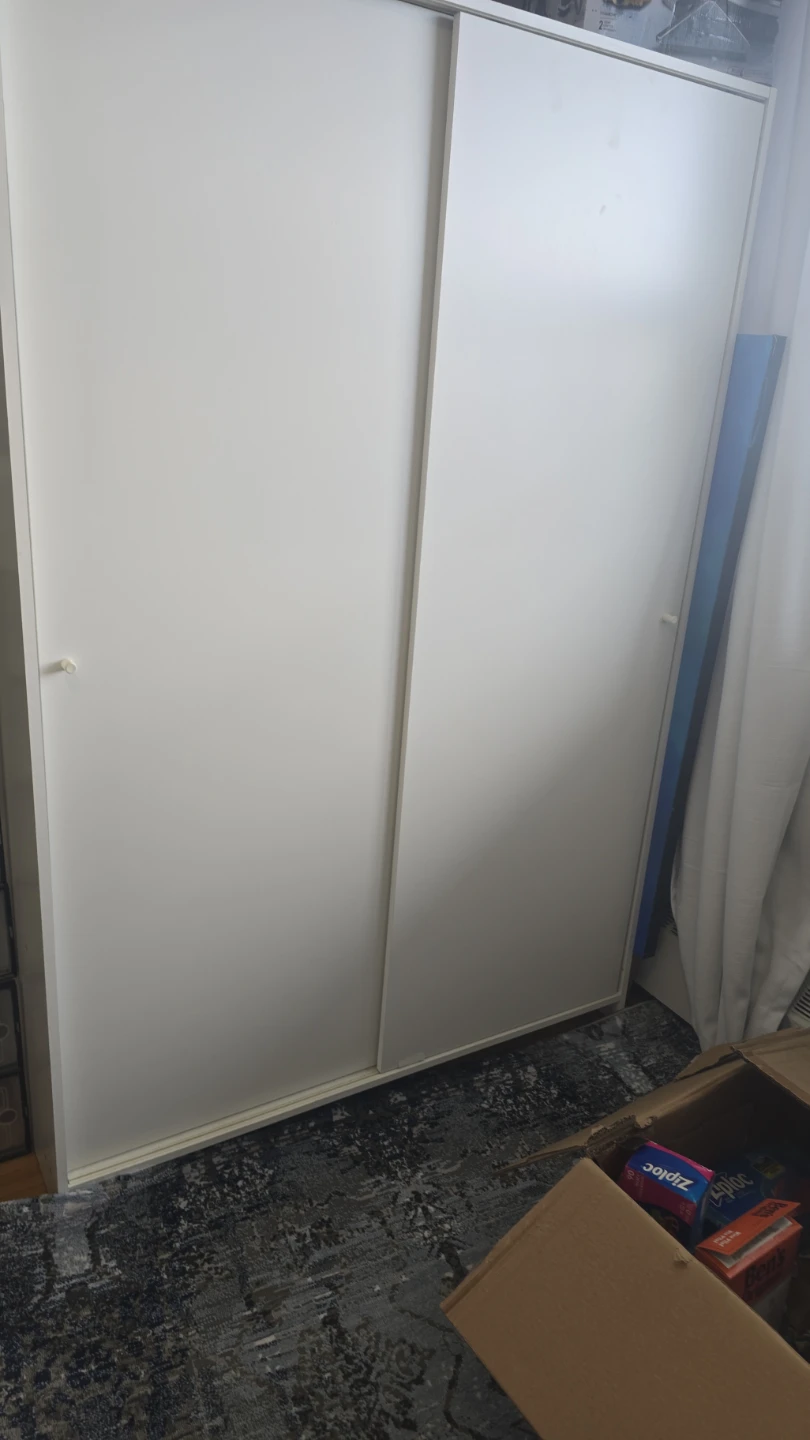 White Sliding Door Wardrobe