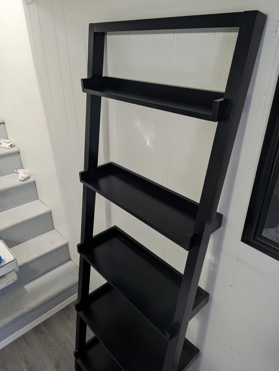 Black Ladder Shelf/ Bookshelf - photo 2
