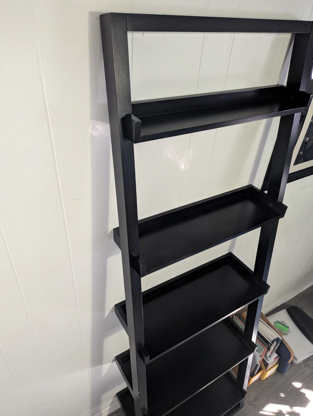 Black Ladder Shelf/ Bookshelf - photo 3