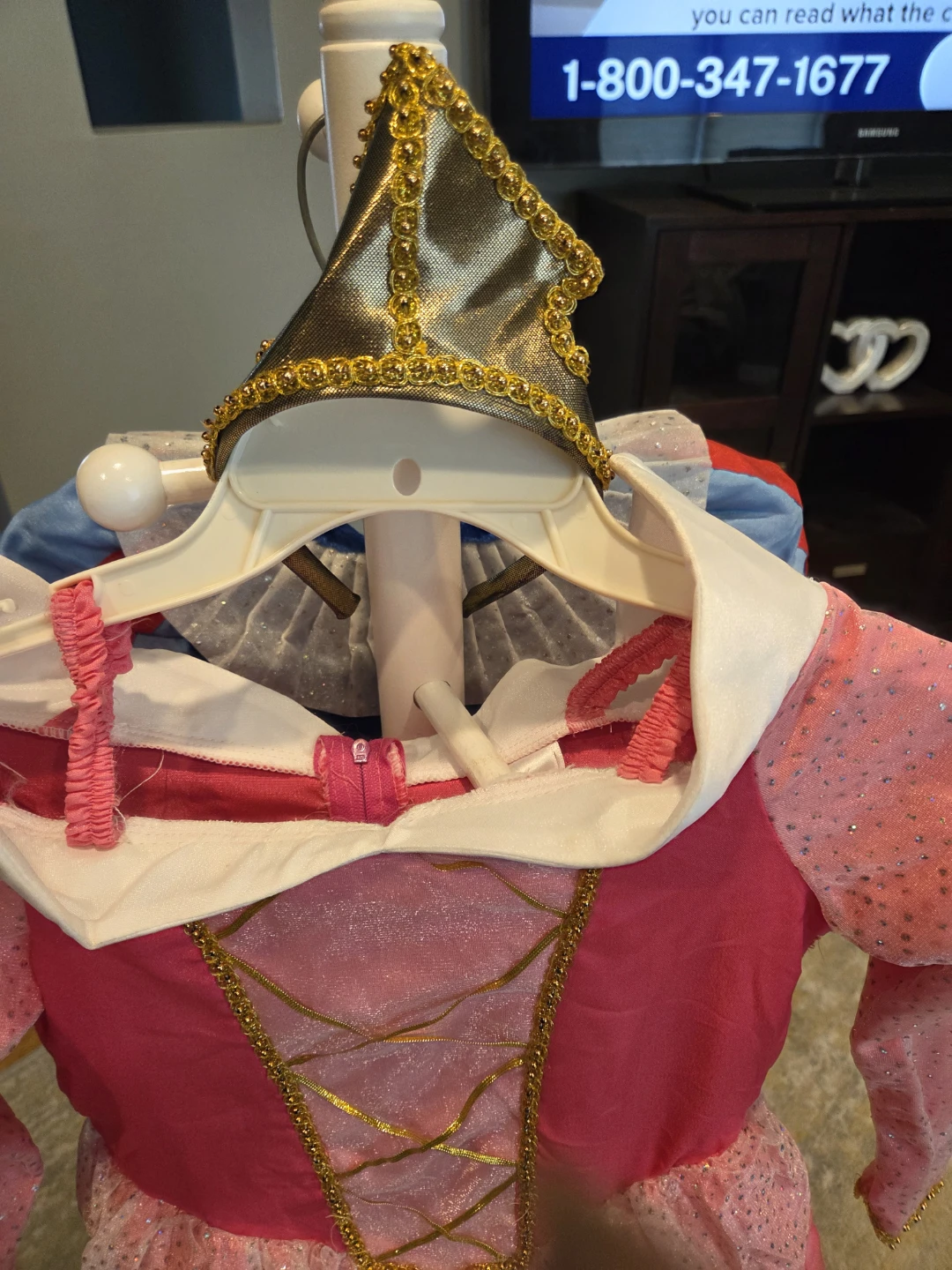 Disney Princess Aurora Sleeping Beauty Costume with Tiara - photo 2