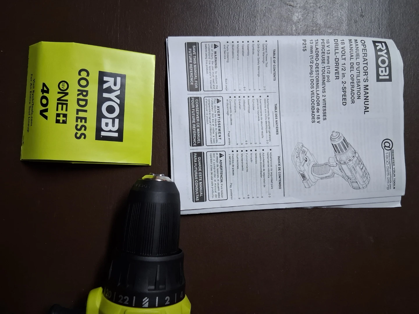 Ryobi ONE+ 18V Cordless Drill/Driver Kit - photo 4