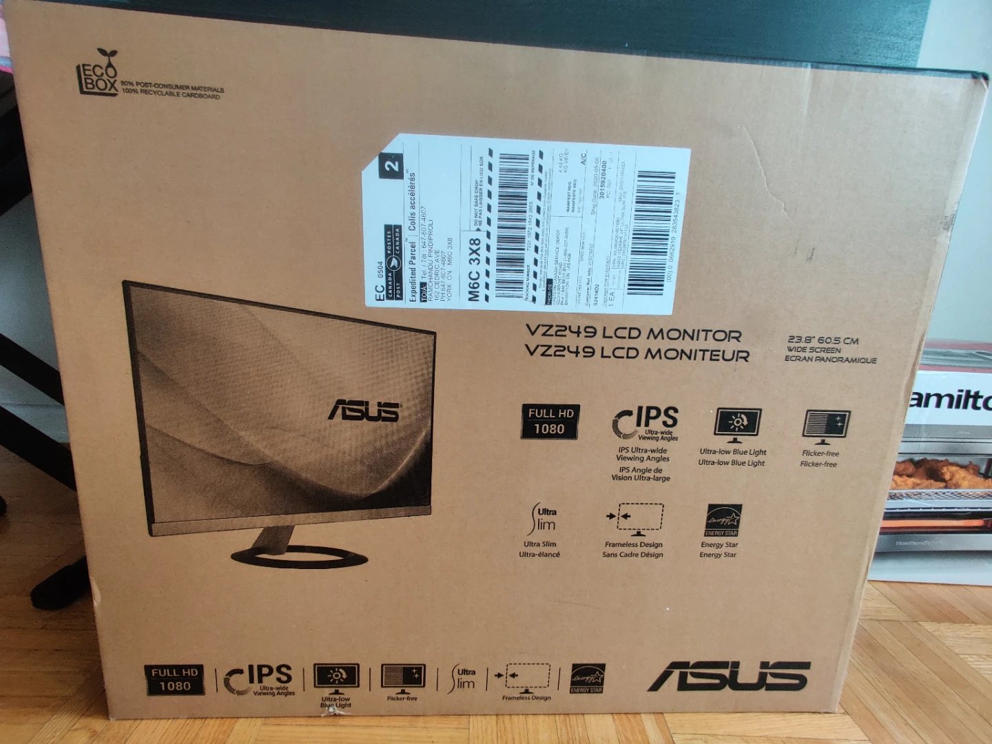 ASUS VZ249 LCD Monitor 23.8"