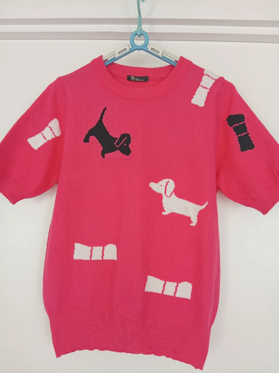 N' by sweater with dachshunds