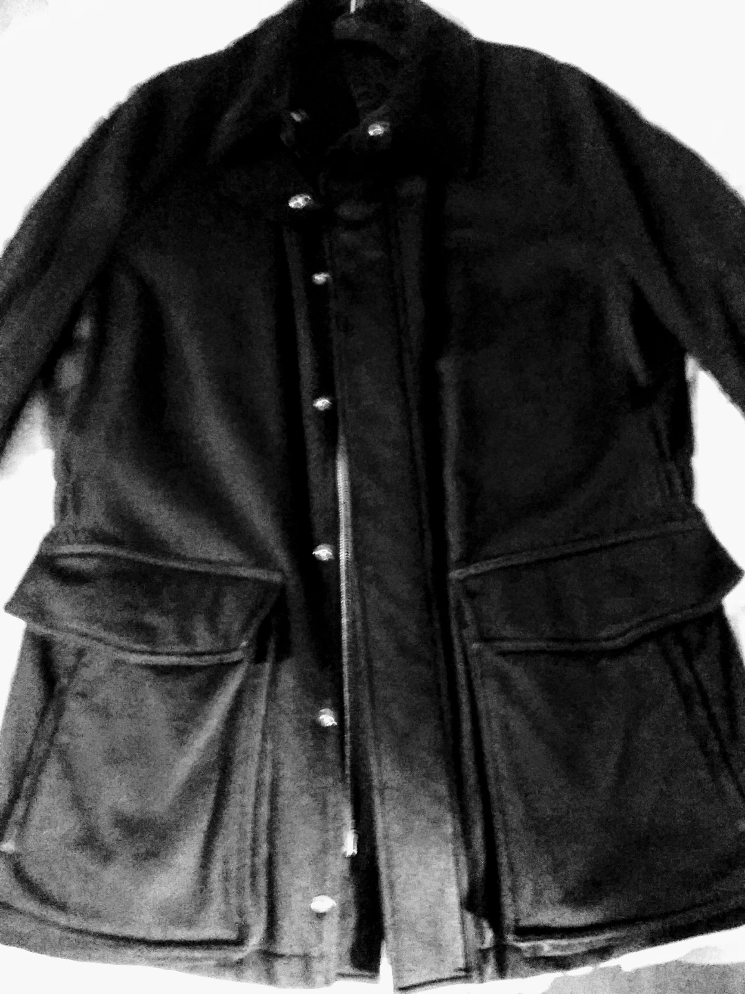 Tom Ford 100% cashmere black coat size 52