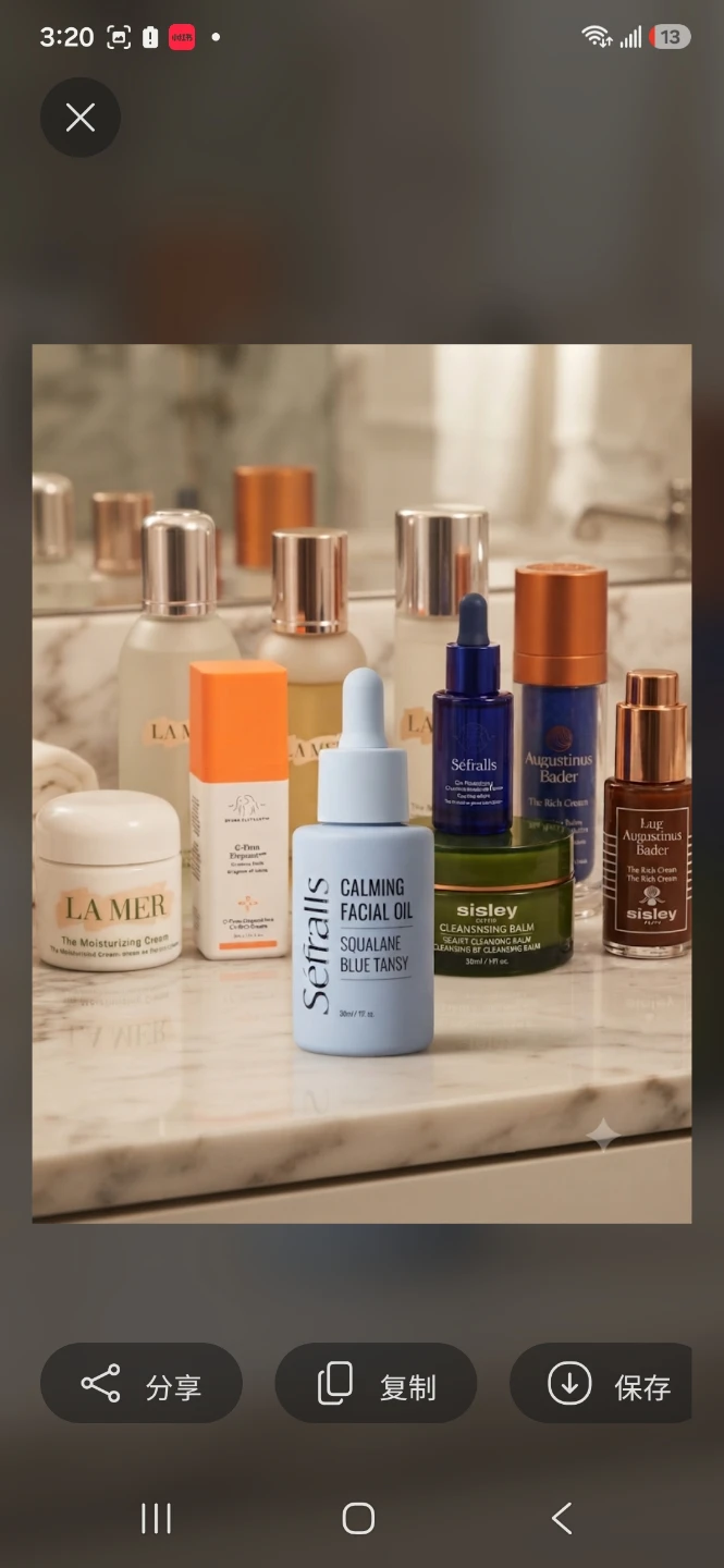 Sèfralls Calming Facial Oil with Squalane & Blue Tansy