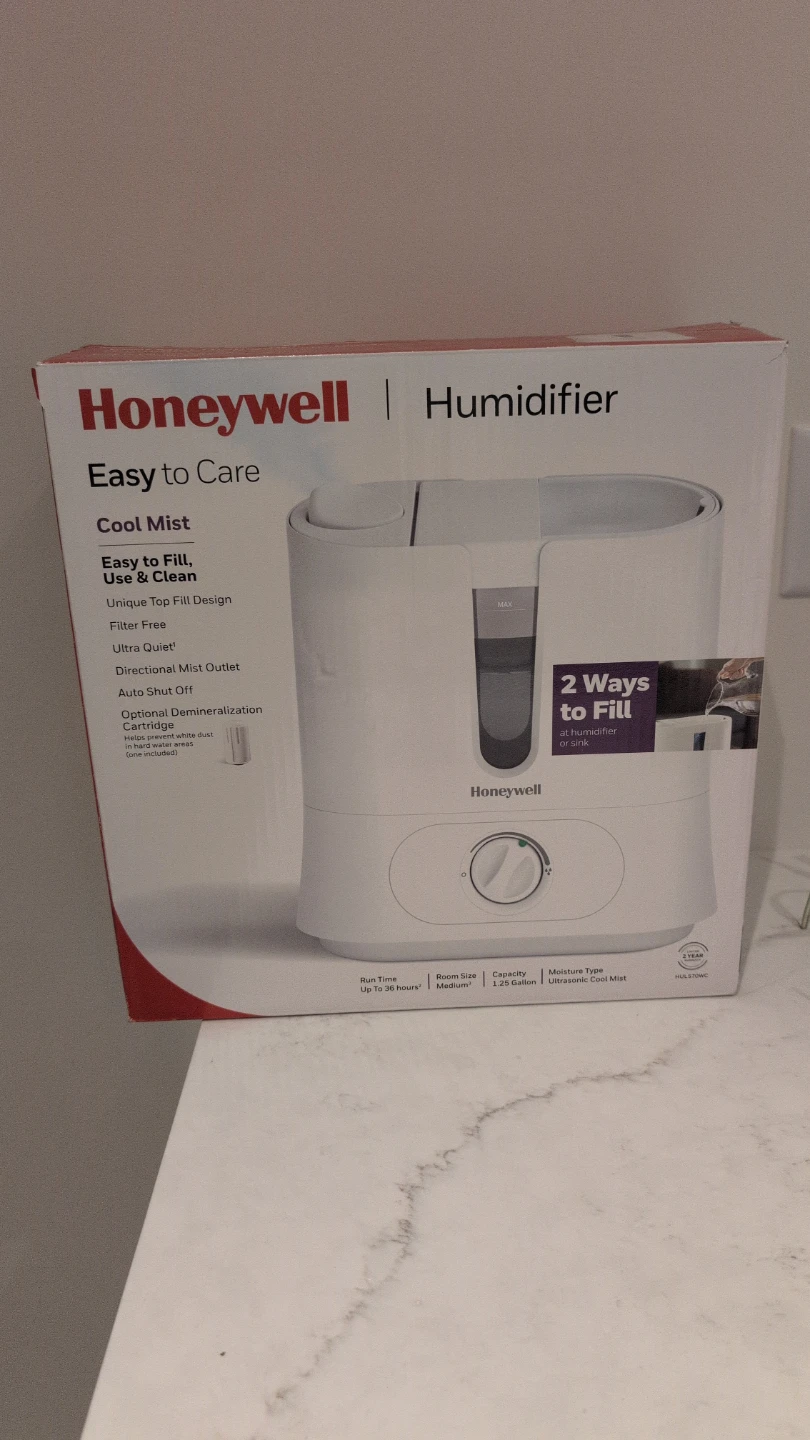 Black Honeywell Cool Mist Humidifier
