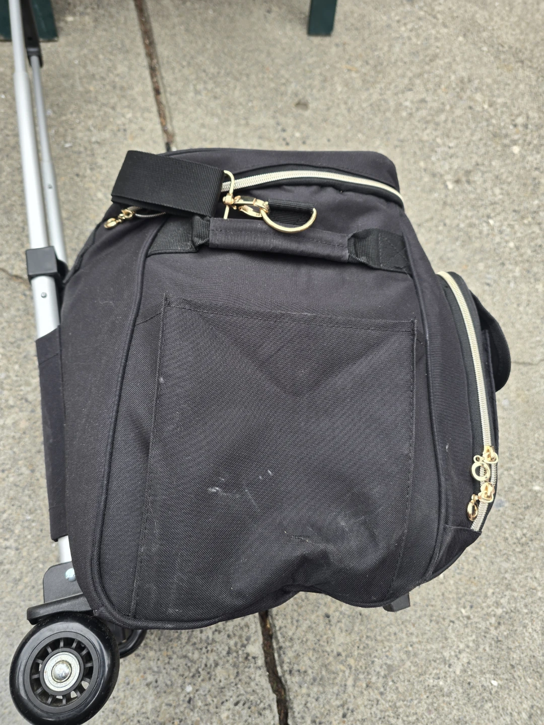 Rolling Sewing Machine Carrying Bag with Wheels & Telescopic Han - photo 2