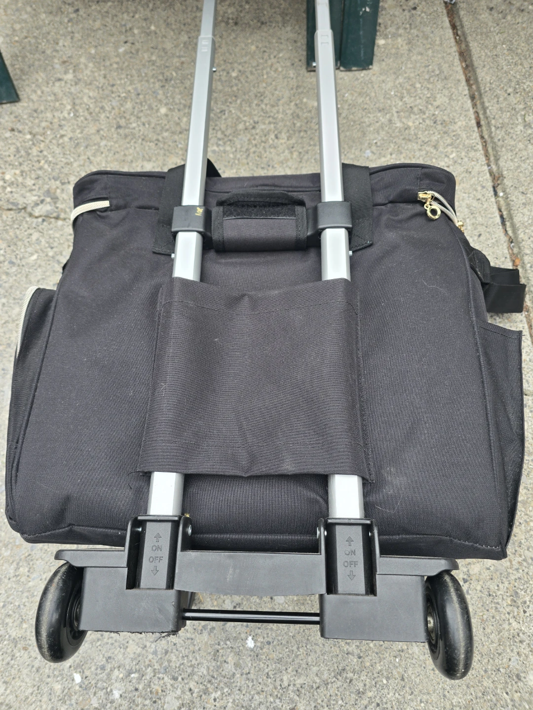 Rolling Sewing Machine Carrying Bag with Wheels & Telescopic Han - photo 3