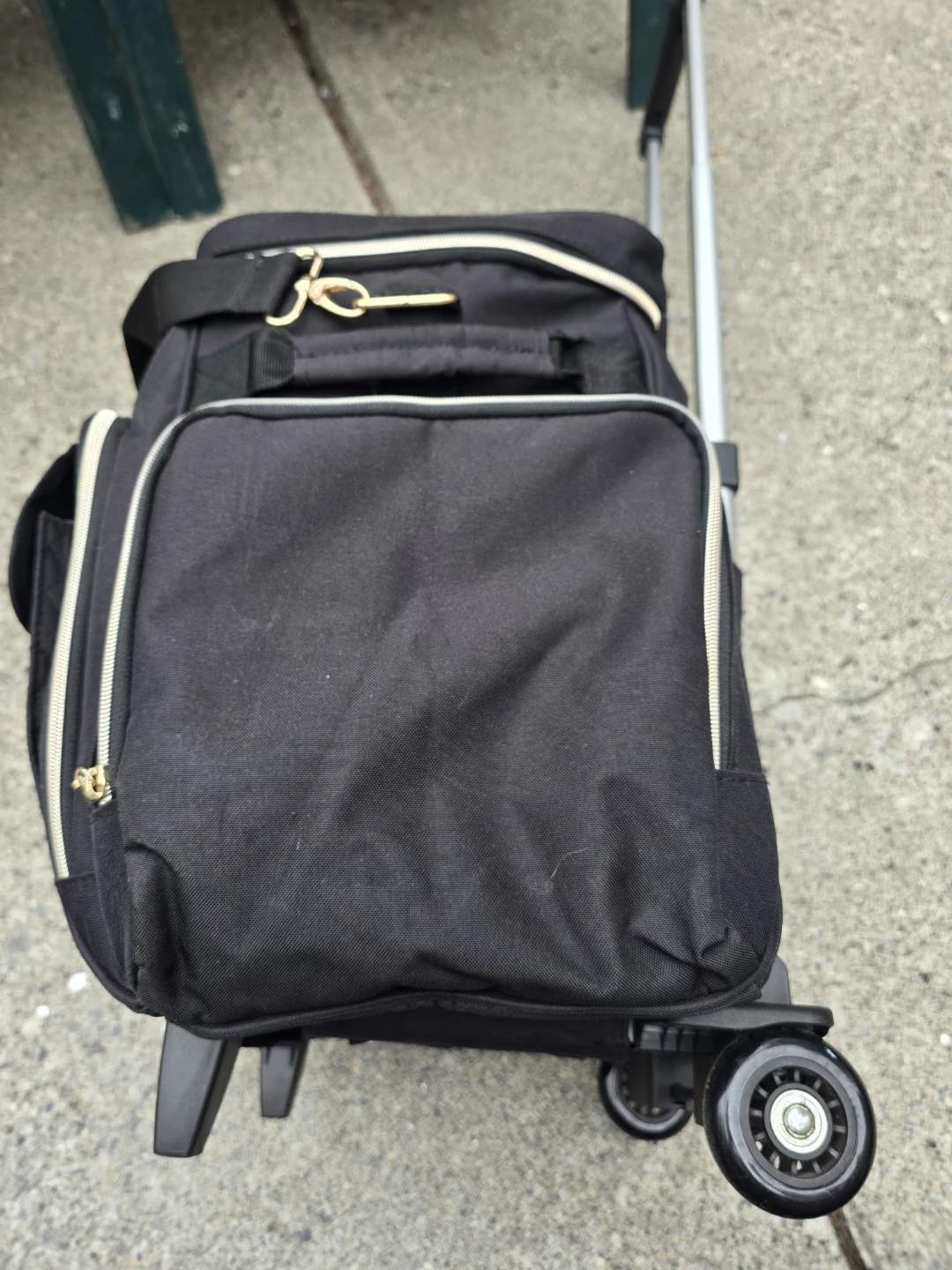 Rolling Sewing Machine Carrying Bag with Wheels & Telescopic Han - photo 4