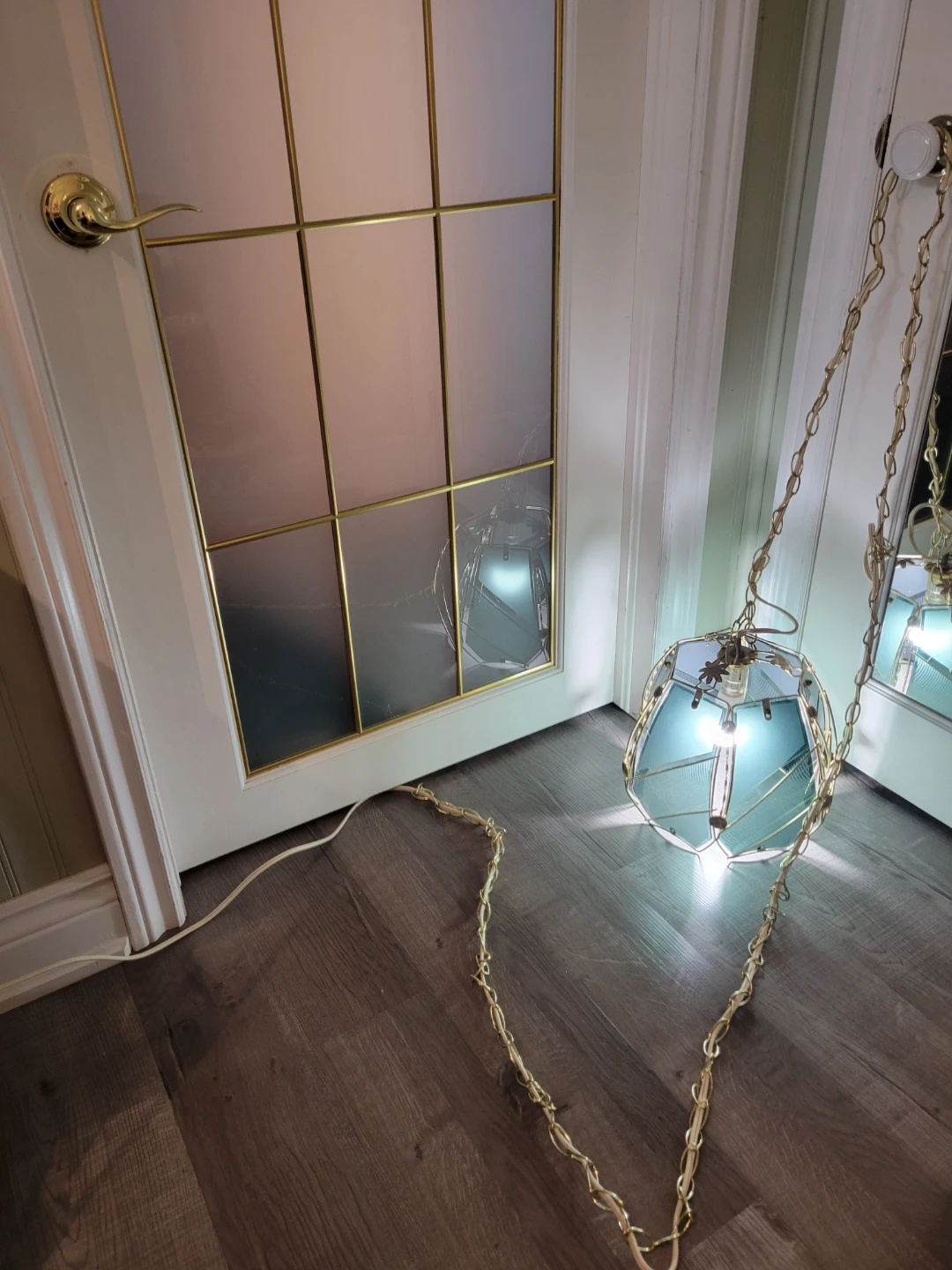 Just plug in!MCM Vintage Hanging Pendant Light Fixture - photo 4