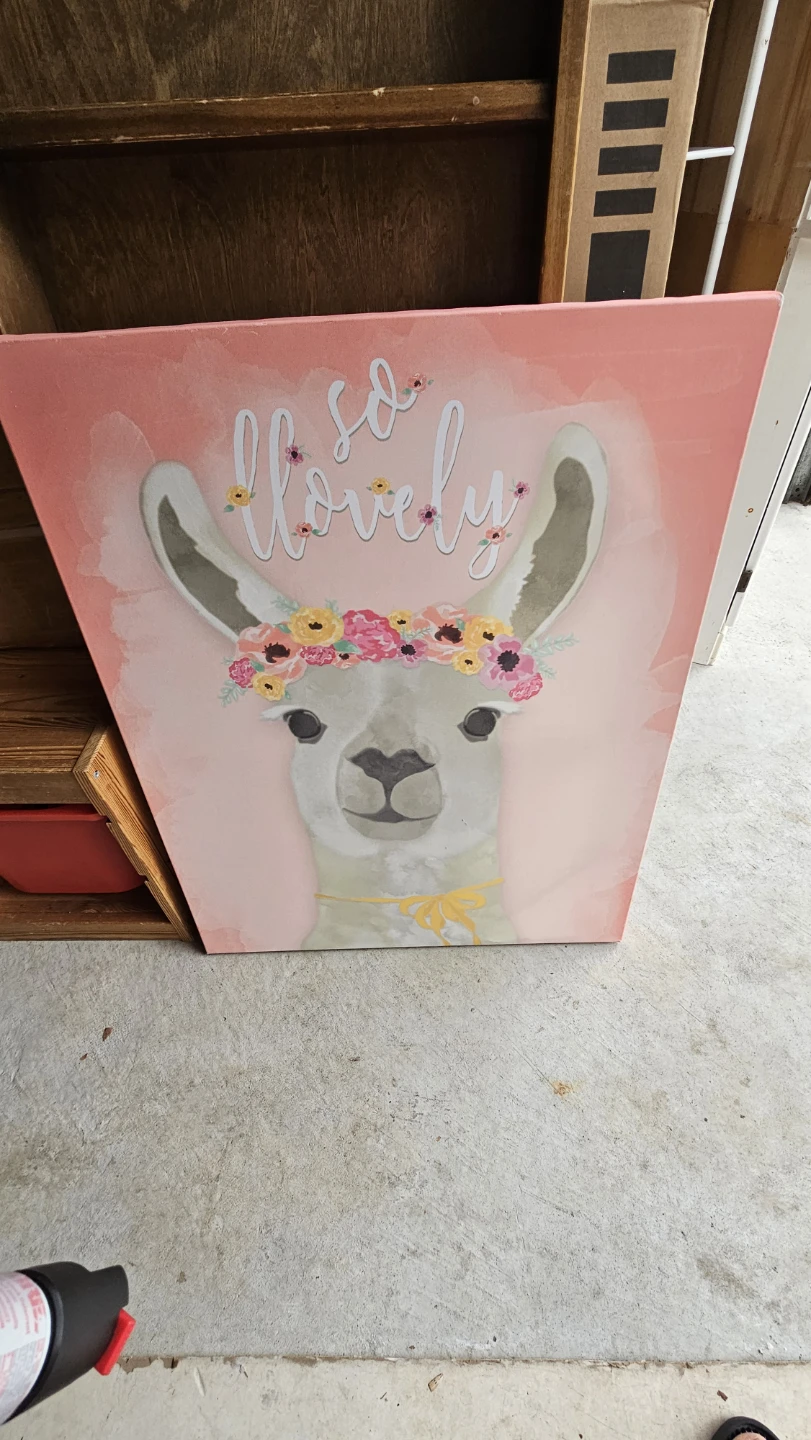 Free - So Lovely Llama Wall Art