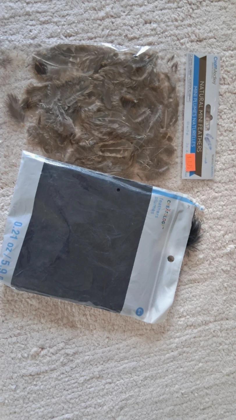 #Freecycle ❤️ Craft Medley Natural Mini Feathers