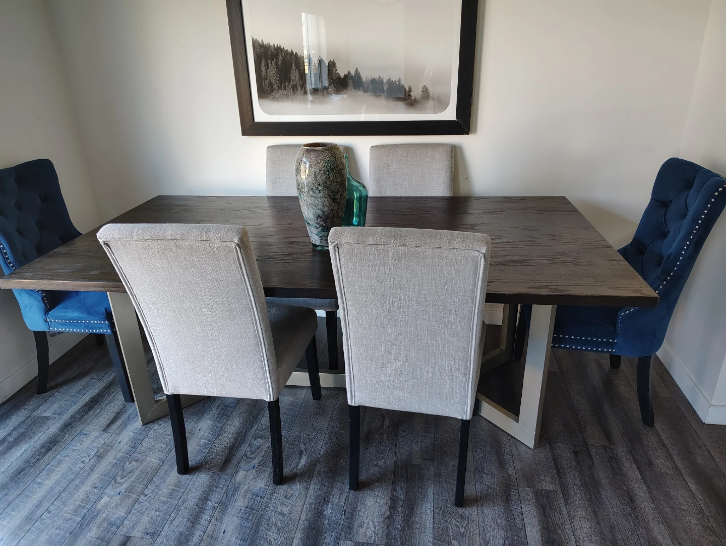 Dining table plus six chairs - photo 2