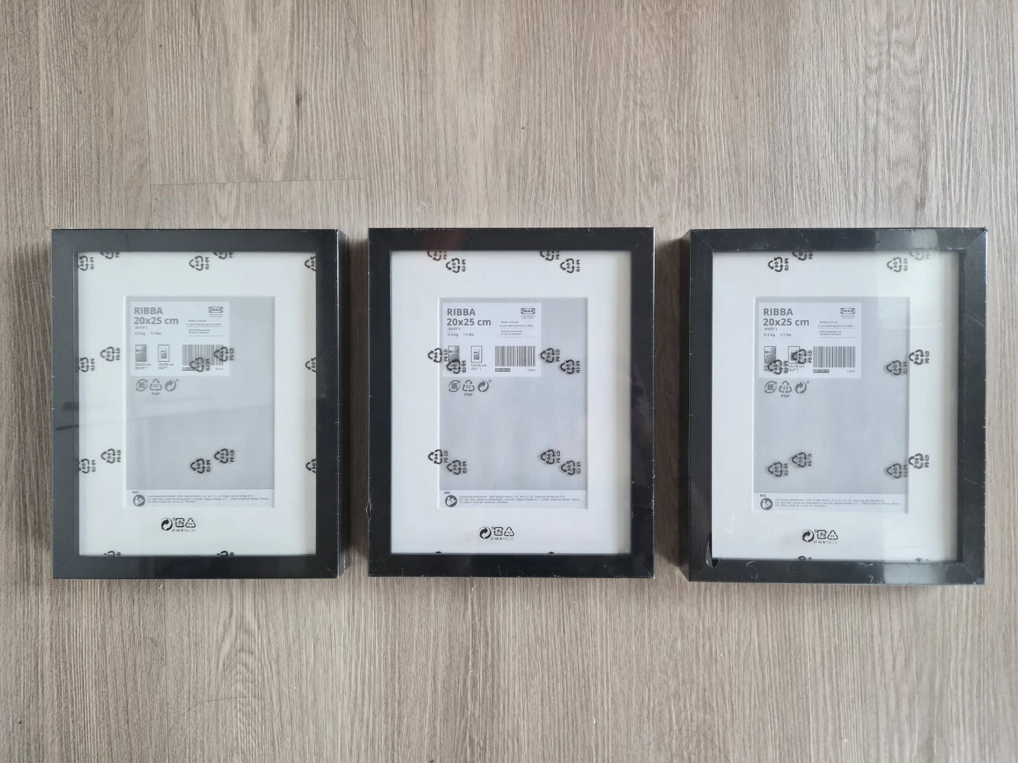 IKEA 20x25 Picture Frame (RIBBA) - Black (Brand New, 3x)