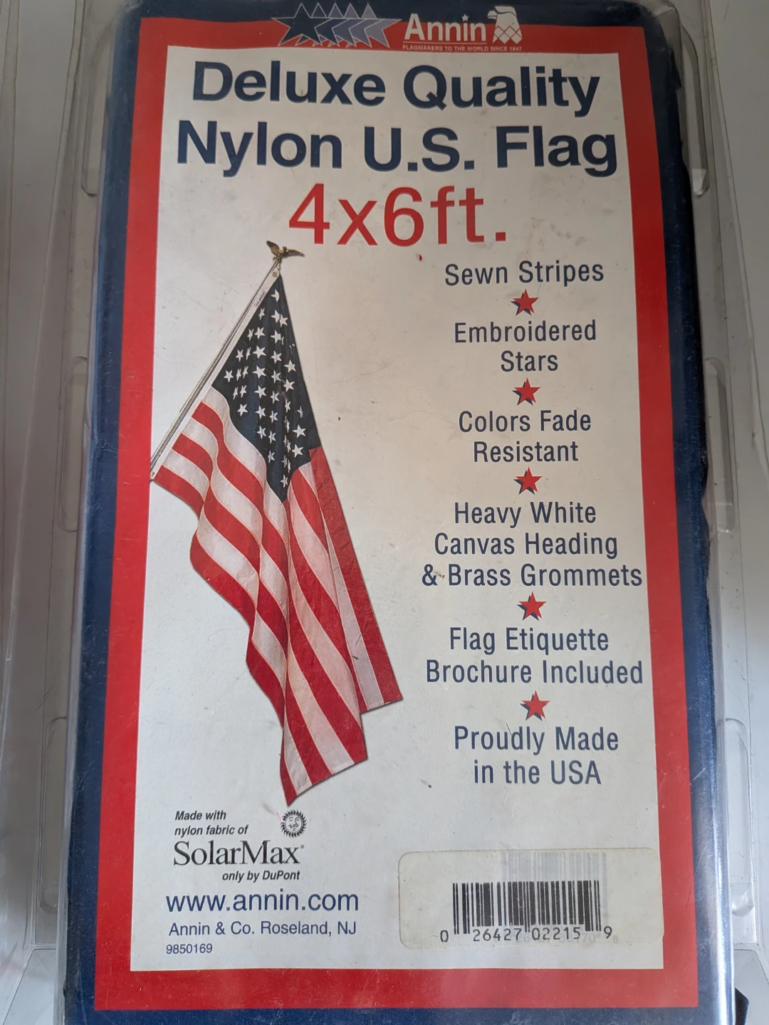 Annin U.S. Nylon Flag 4x6ft