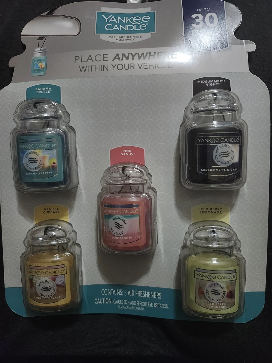 Yankee Candle Car Jar Ultimate Multipack - 5 Air Fresheners