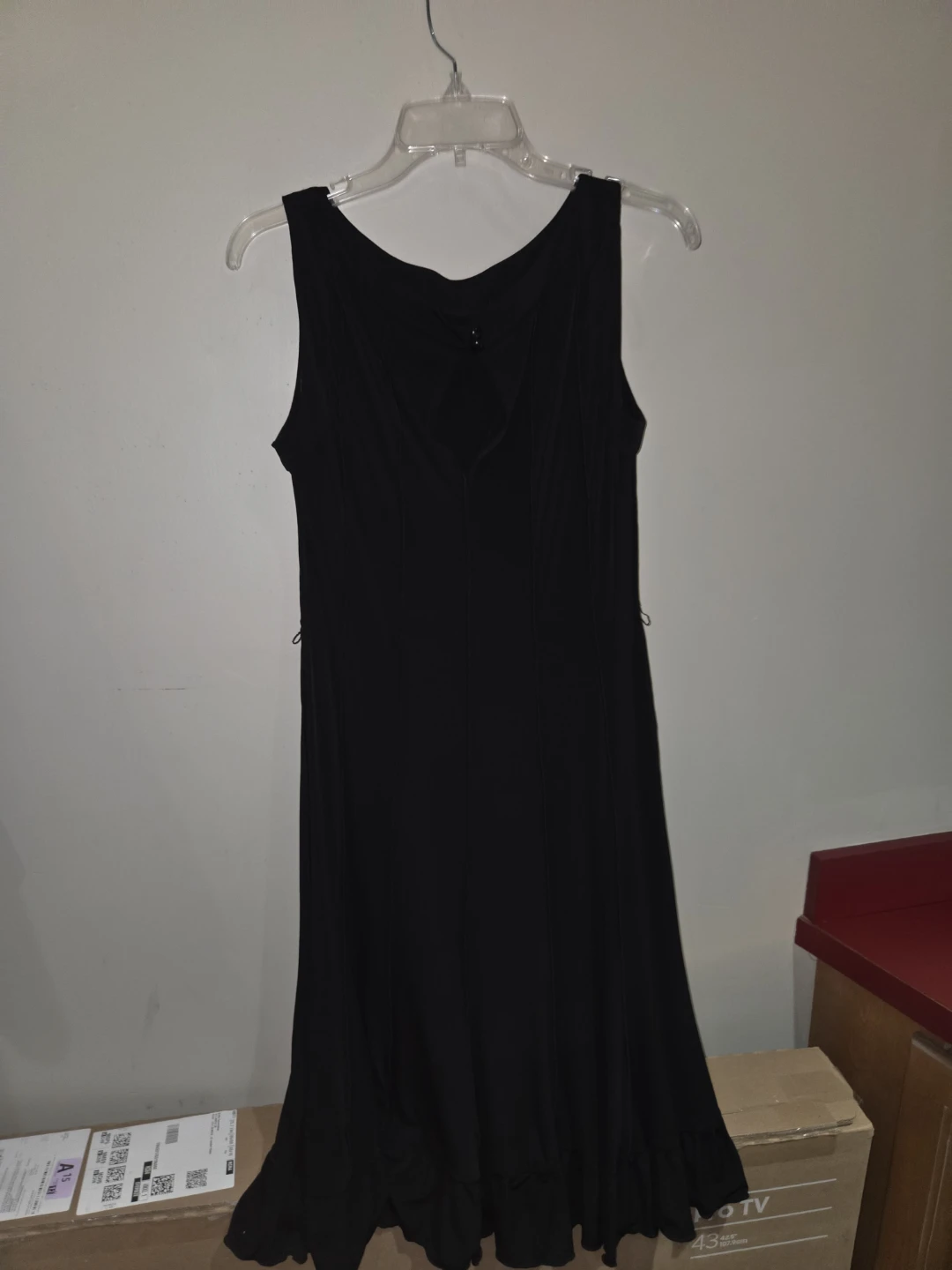 Sandra Darren Black Sleeveless Dress Size 8 - photo 3
