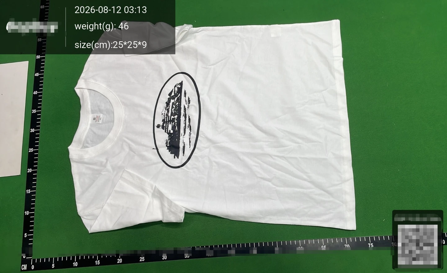 White T-Shirt XL and black pants XL