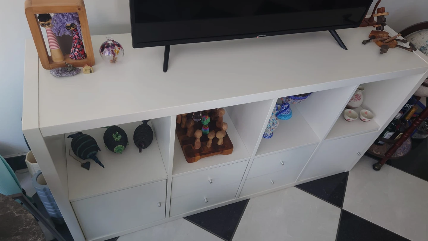 IKEA KALLAX TV Unit - White - photo 5