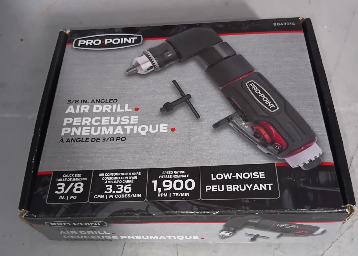 Pro-Point 3/8" Angled Air Drill