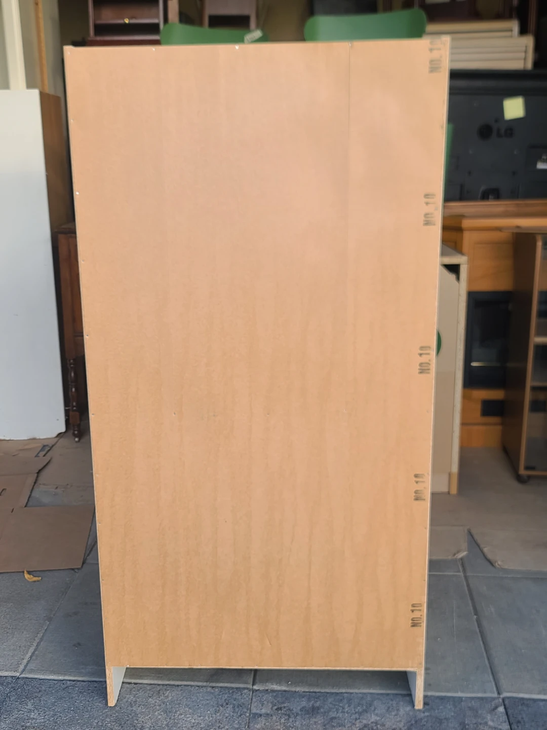 White Two-Door Storage Cabinet - photo 4