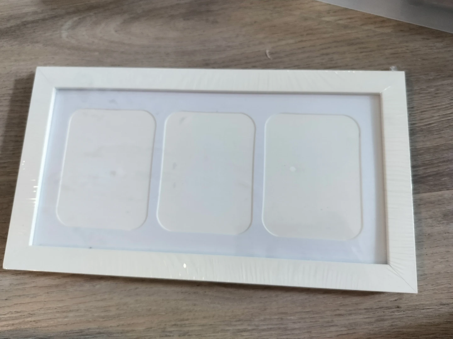 White Triple Photo Frame