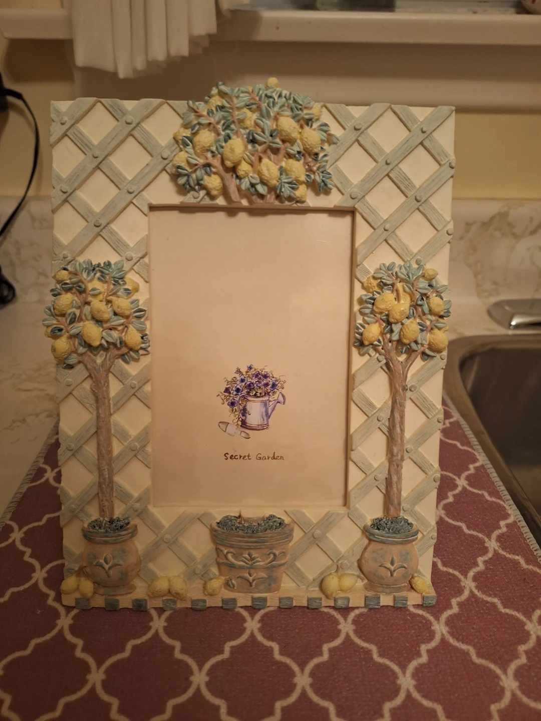 Decorative Photo Frame with Lemon Trees - photo 2
