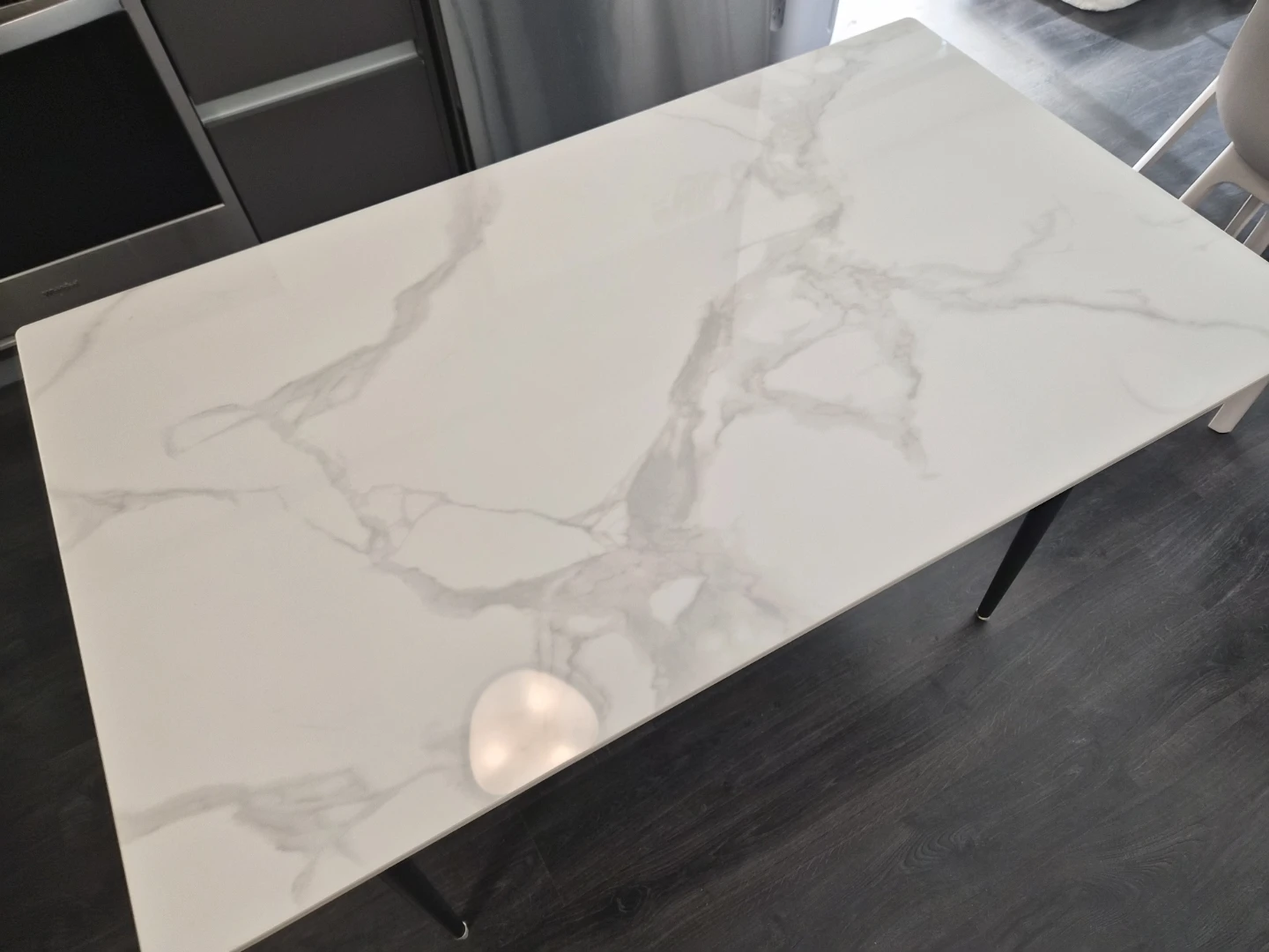 Modern Dining Table with Sinter Stone Top - photo 4
