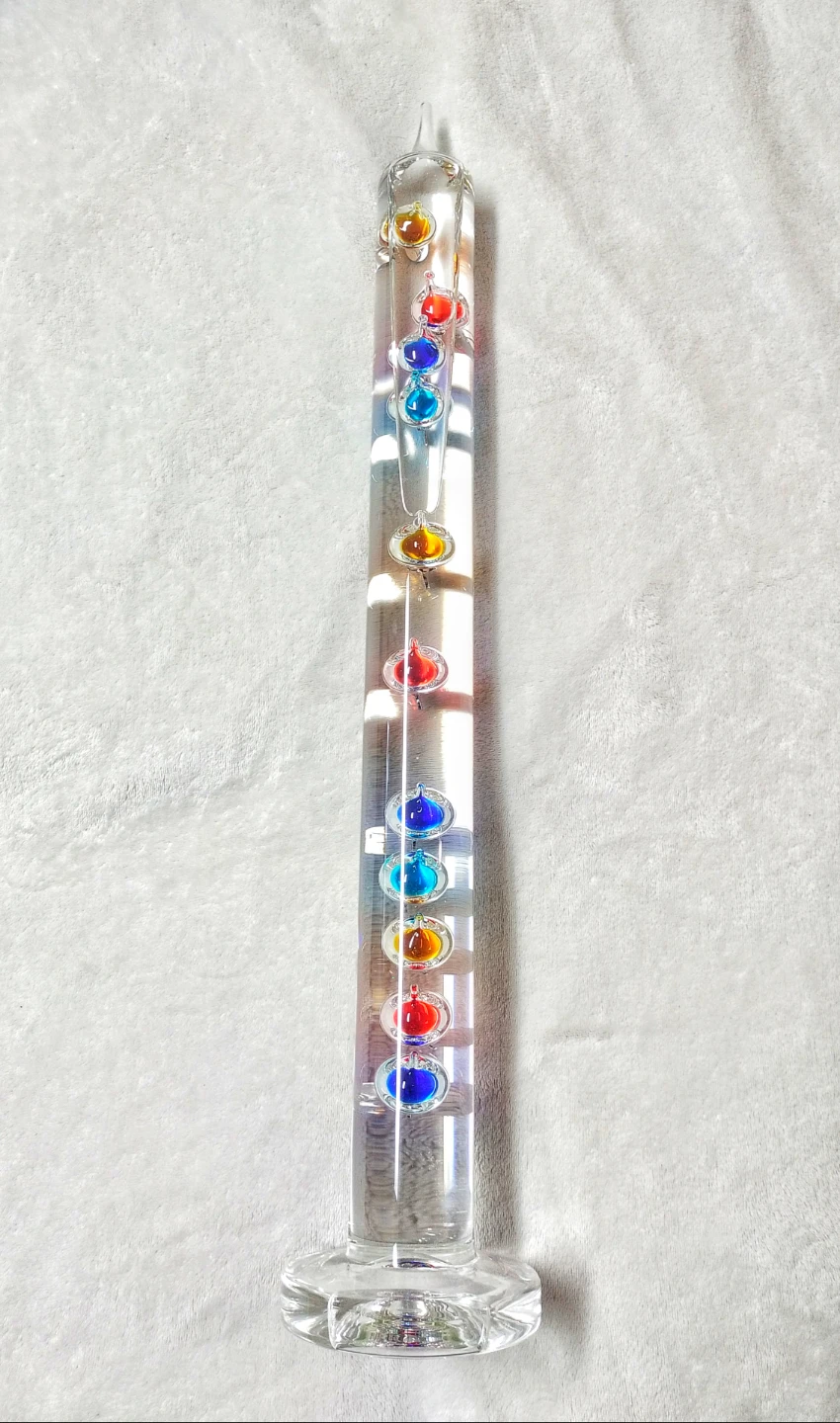 Galileon Glass Thermometer with Floating Colored Balls - photo 4