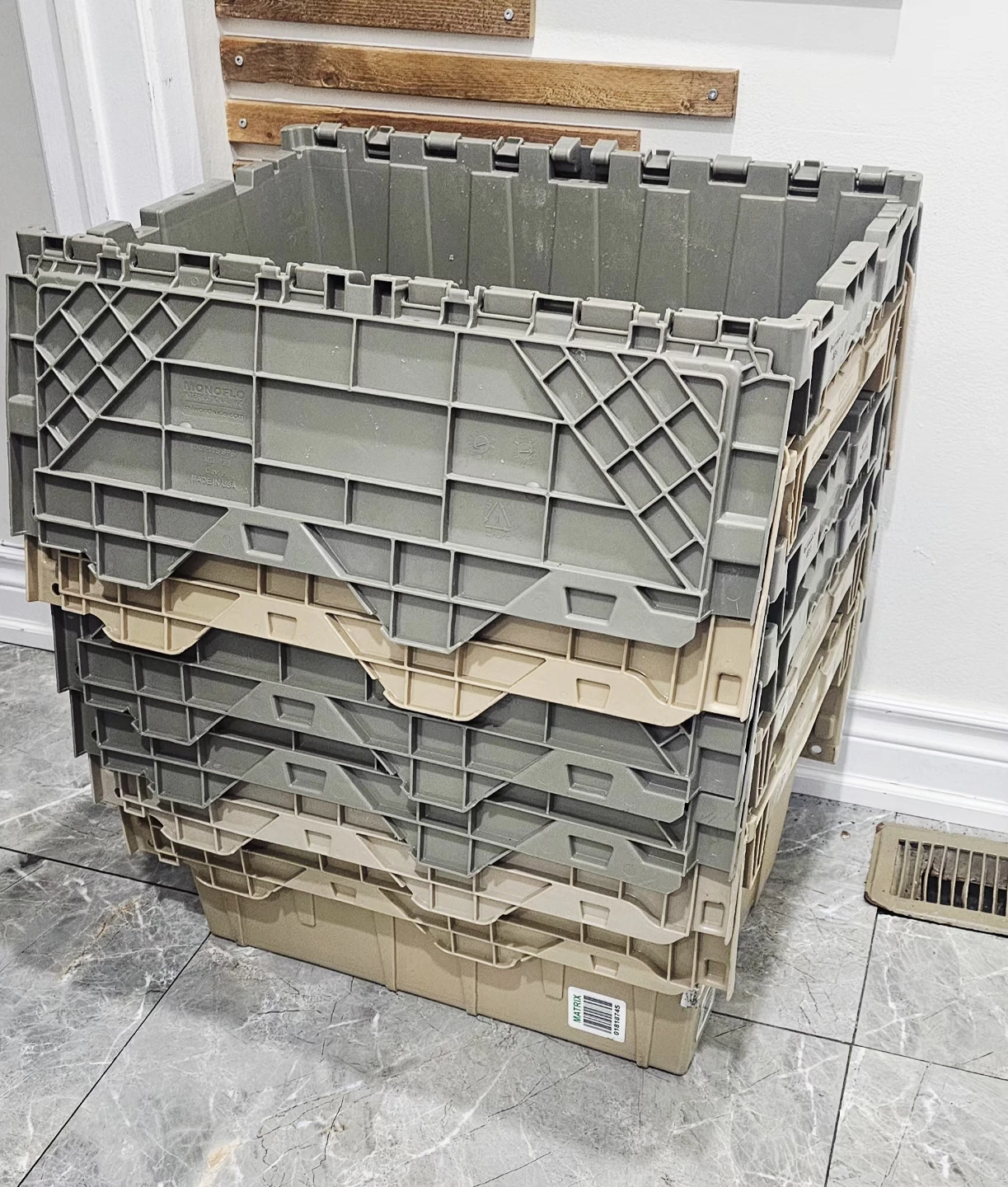 Stackable Storage Bins Totes