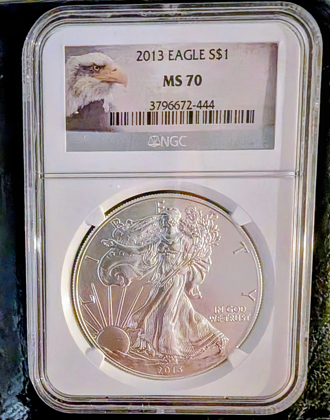 2013 American Silver Eagle MS70 NGC Coin