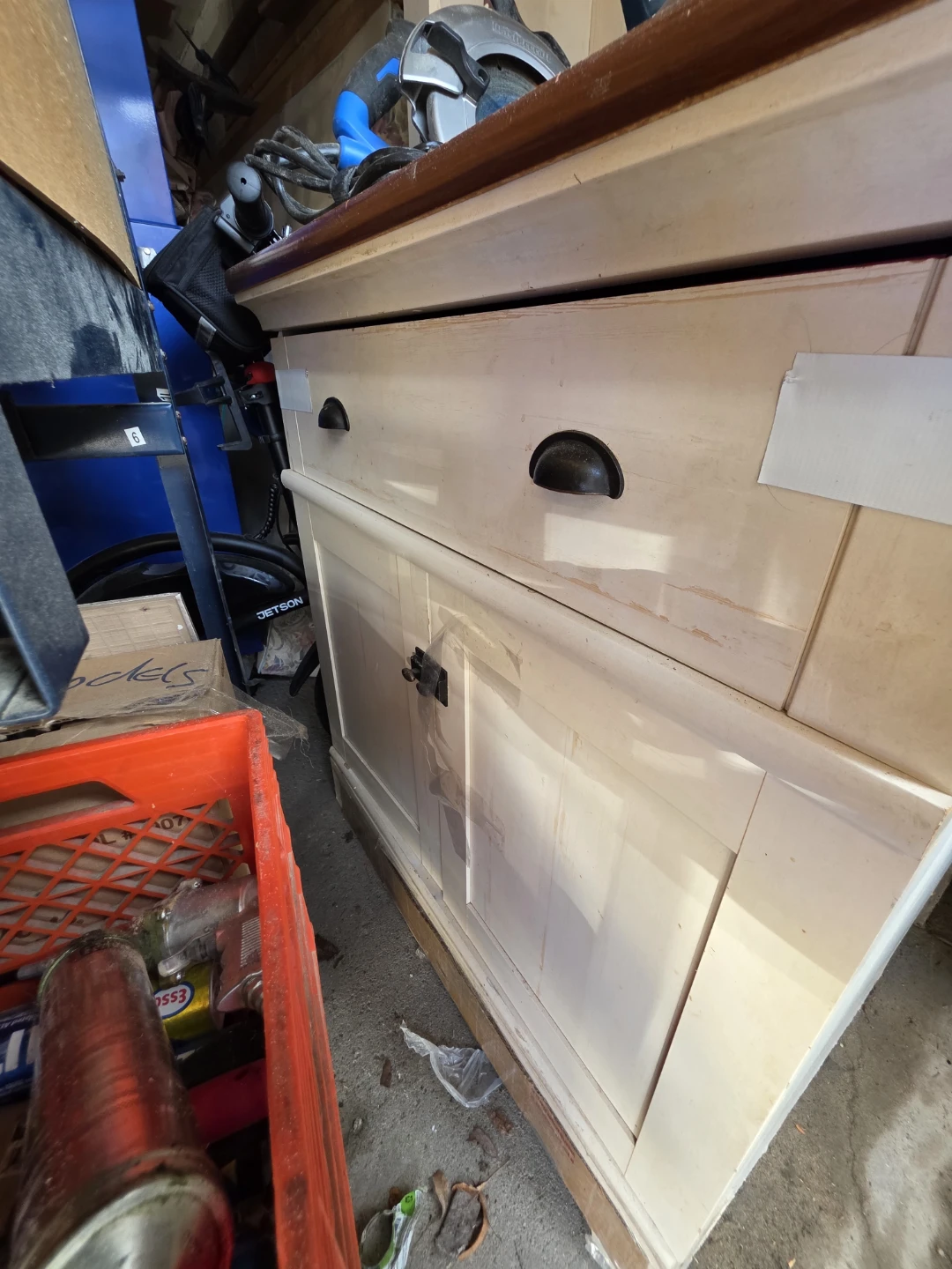 Cream coloured cabinet - photo 2