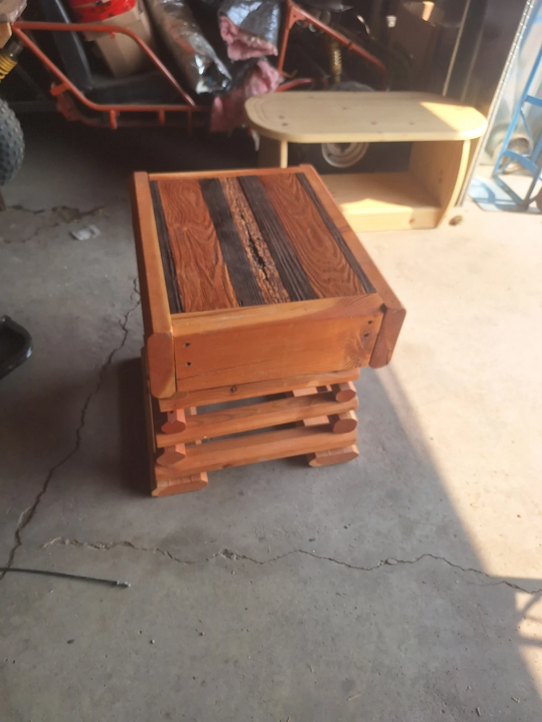 Handmade Wooden Side Table