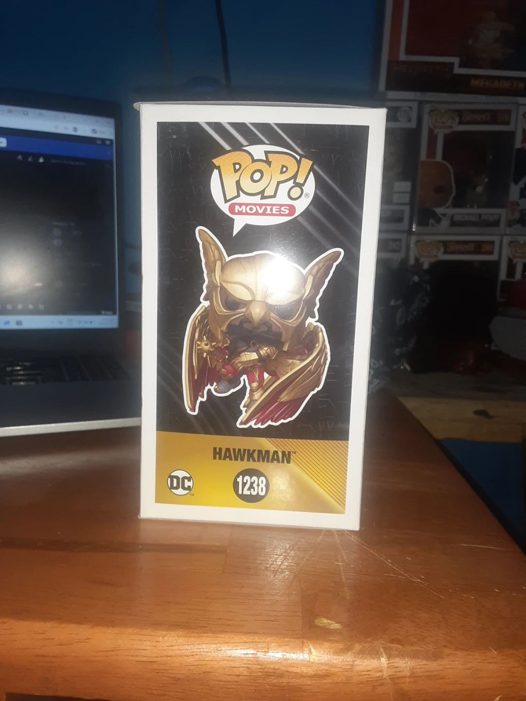 Funko Pop! Movies Black Adam Hawkman 1238 Vinyl Figure - photo 3