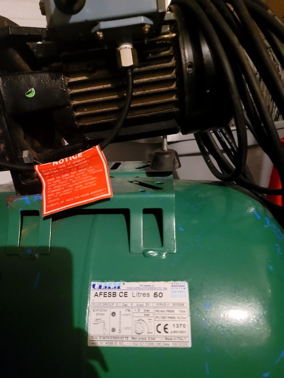 1/2 HP SHUR-DRI Cast-Iron Shallow Well Jet Pump & Pressure Tank - photo 3