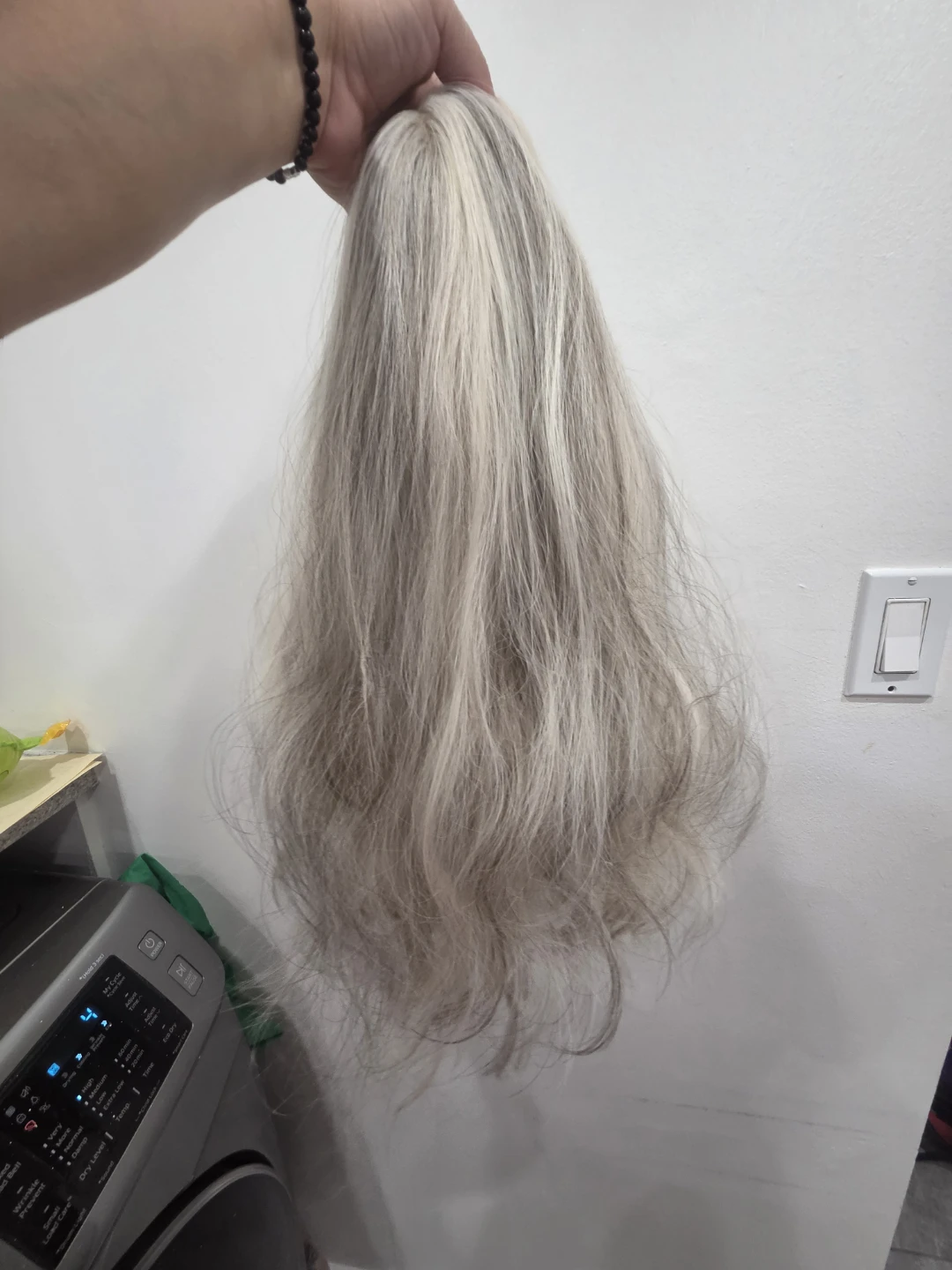 Long Grey Wig