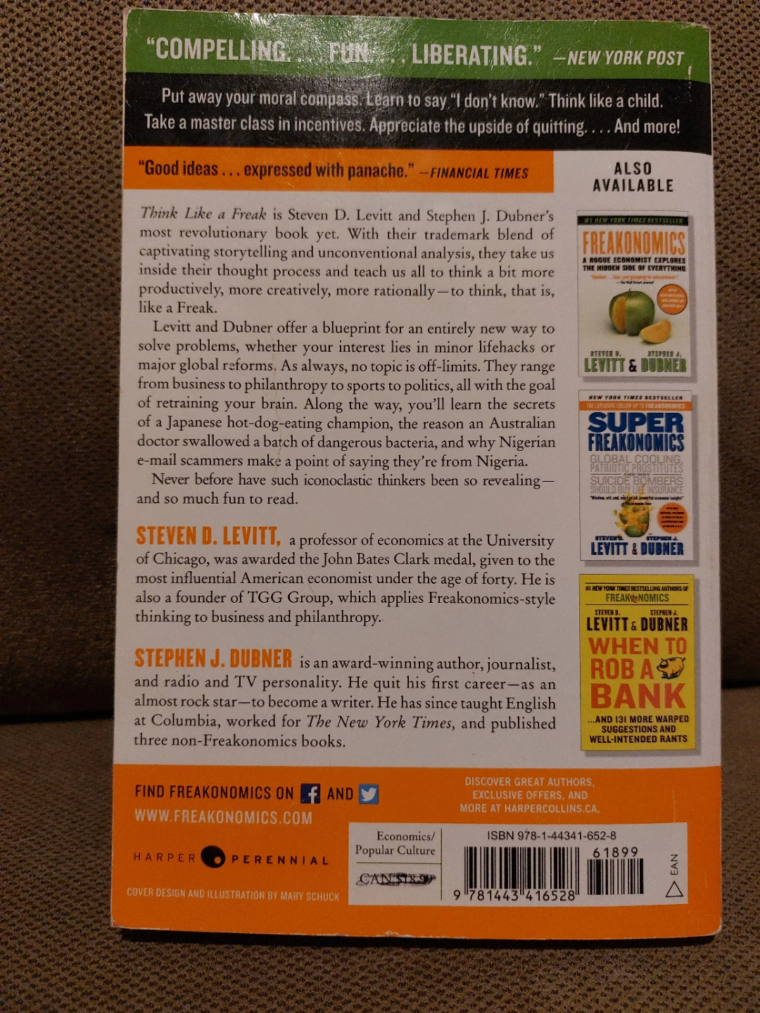 Think Like a Freak by Steven D. Levitt & Stephen J. Dubner - photo 2