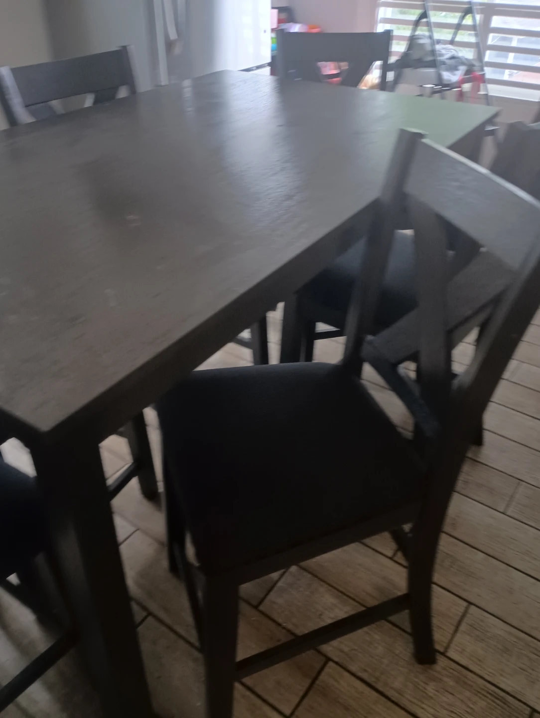 Gray Dining Table and 6 Chairs Set - photo 5
