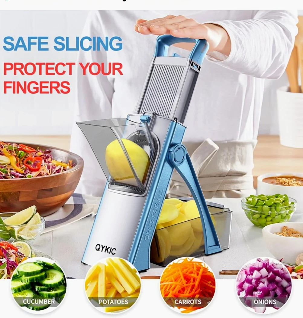 QYKIC Collapsible Vegetable Slicer & Chopper Set - photo 3