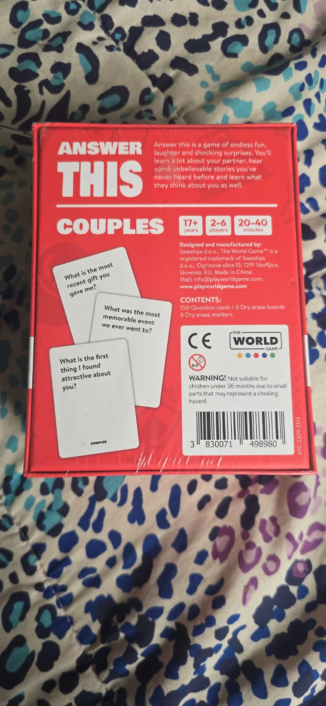 UNOPENED: Answer This - Couples Card Game (Gift Idea) - photo 3