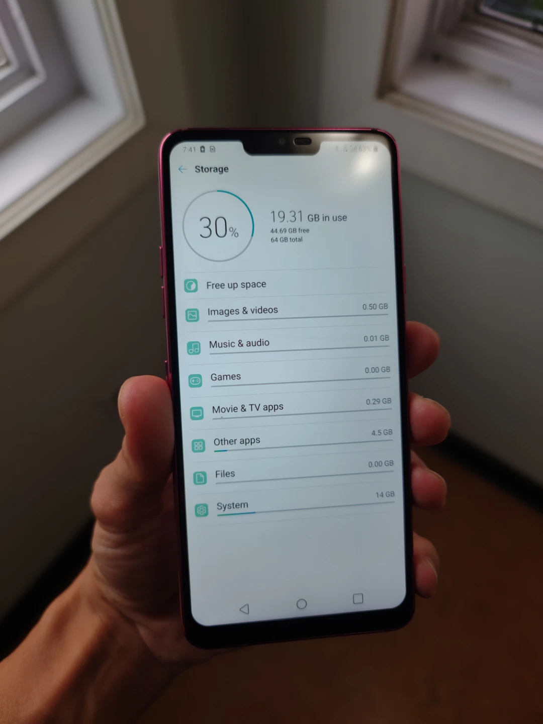 LG G7 ThinQ Pink Smartphone - Unlocked - photo 5