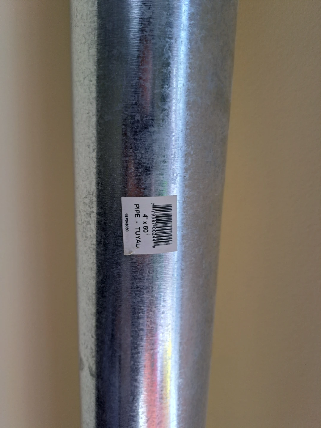 Galvanized Metal Dryer Vent Pipe & Elbow - photo 3