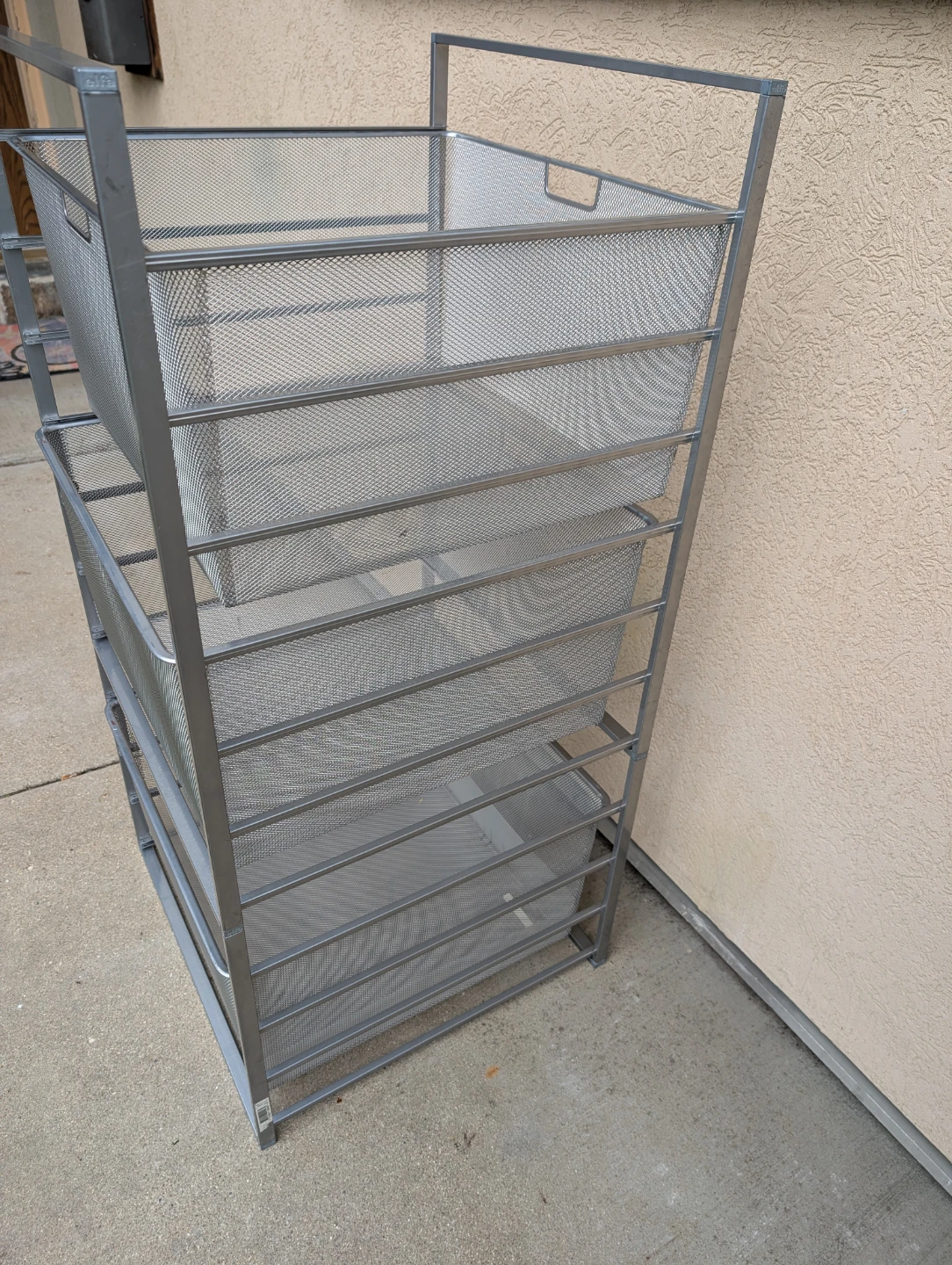 Elfa 3-Drawers Mesh Storage Unit - photo 4