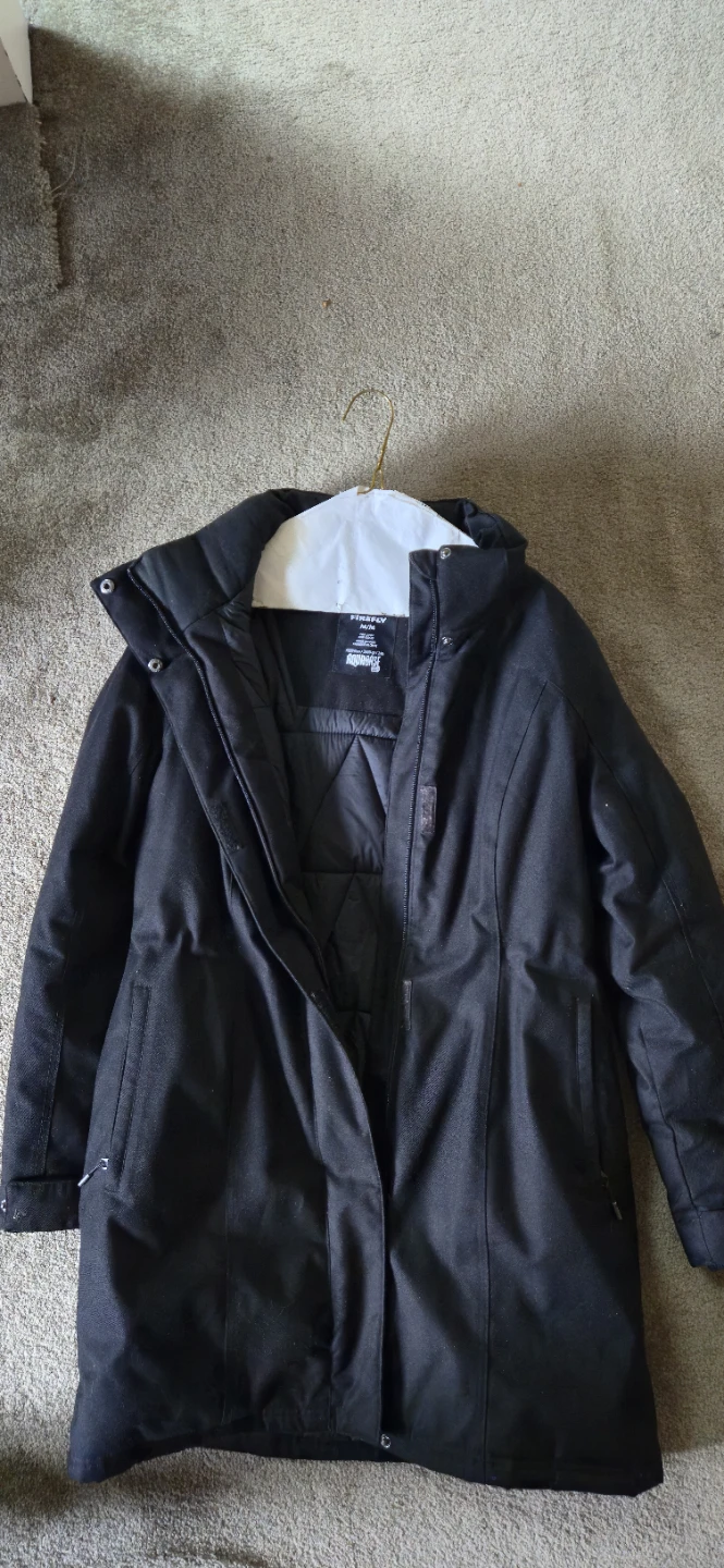 Firefly Aquabase Elite Black Winter Parka Medium