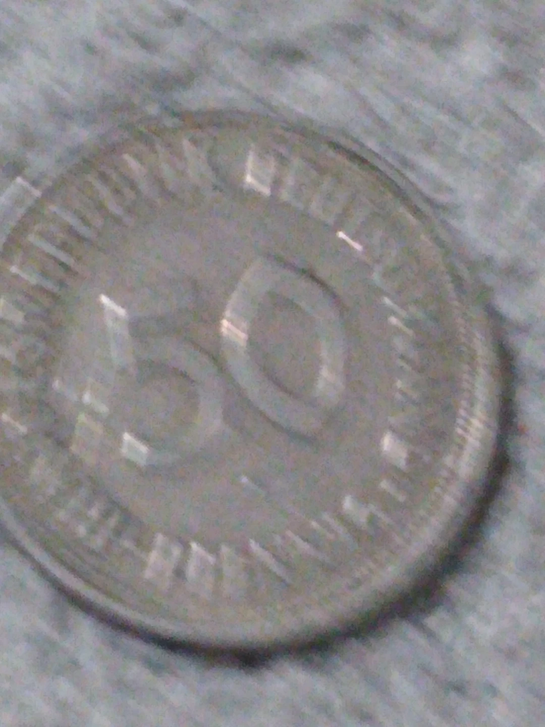 1950 50 phenning ning coin from the German national Bank k - photo 2