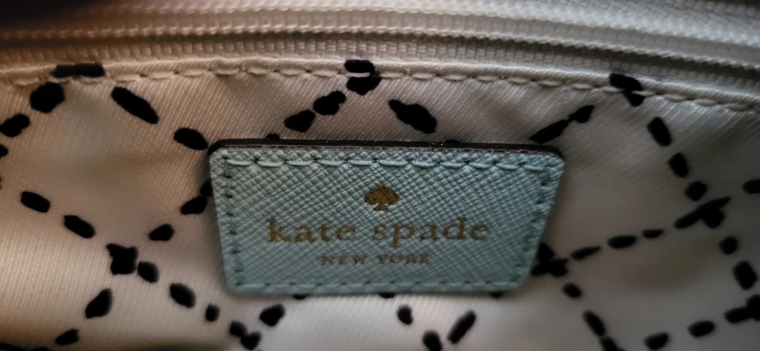 Kate Spade New York Baby Blue Leather Tote Bag - photo 3