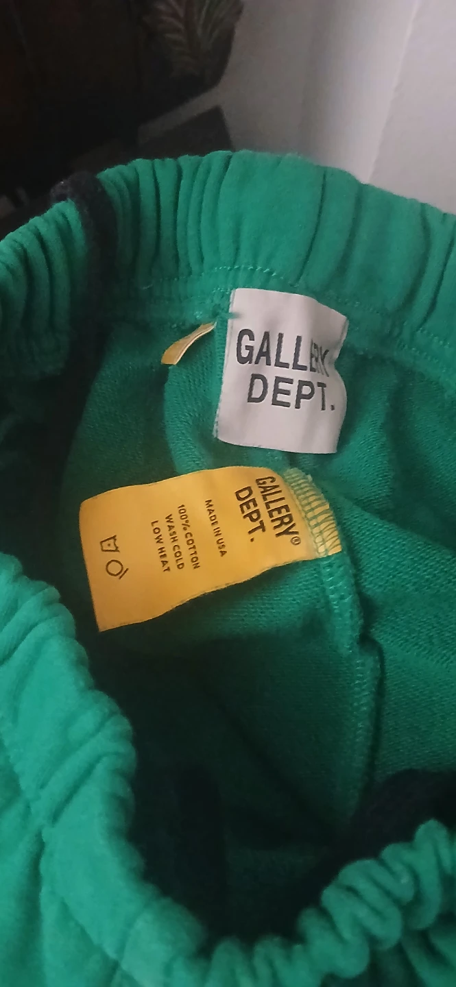 Gallery Dept. Green and Black Sweatpants - photo 2