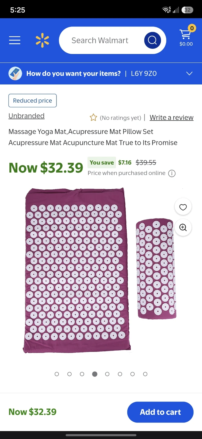 Acupressure Mat and Pillow Set - photo 2