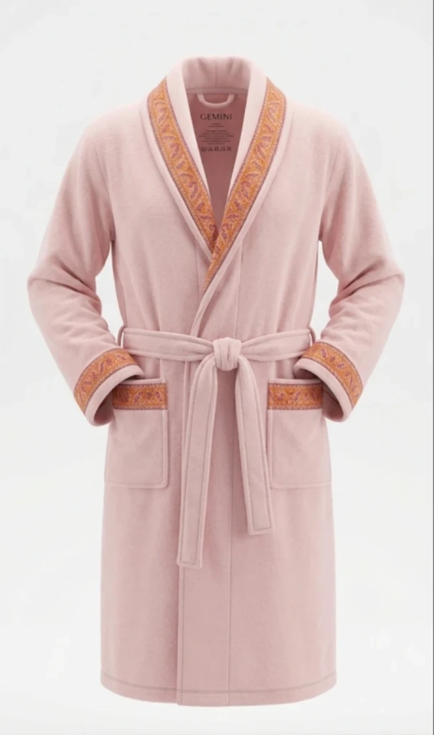 Fleece Pink Robe